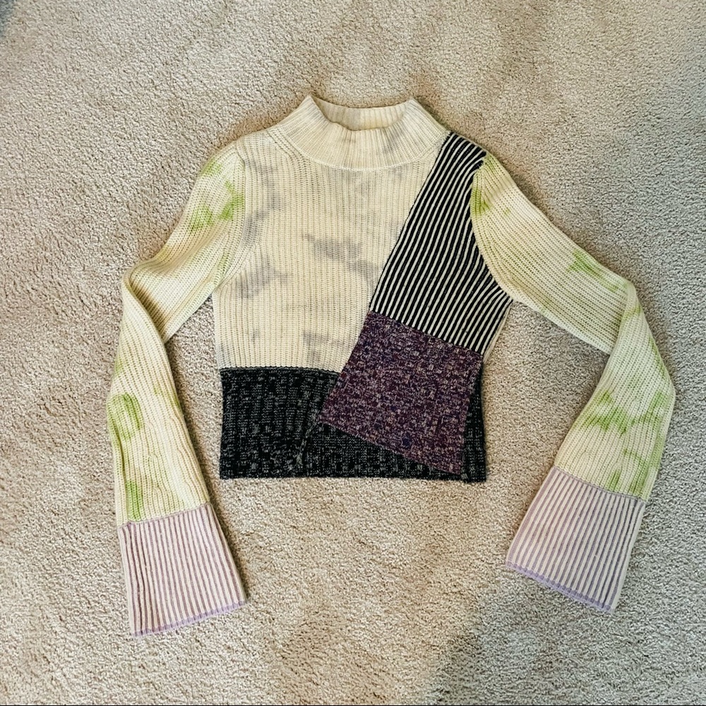 Zoe Jordan multi tie dye sweater